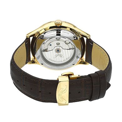 Porsamo Bleu William Men's Automatic Tourbillon Watch - 1301BWIL