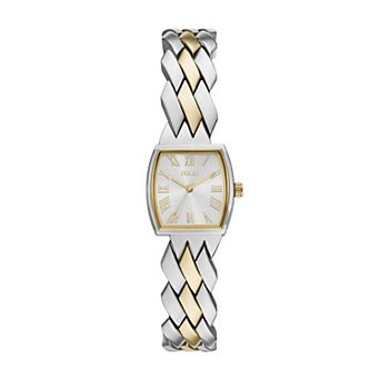 Folio Women's Two-Tone Cushion Bracelet Watch