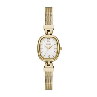Folio Women's Oval Mesh Bracelet Watch