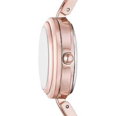 Folio Women's Round Interchangeable Bezel Bracelet Watch Set