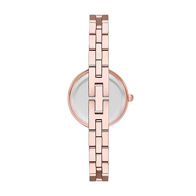 Folio Women's Round Interchangeable Bezel Bracelet Watch Set