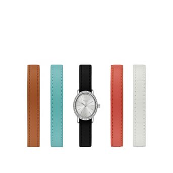 Folio Women's Interchangeable Strap Watch Set