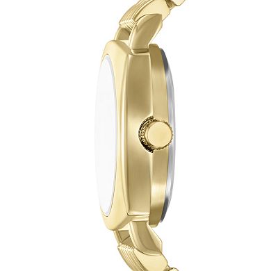 Folio Women's Gold-Tone Bracelet Watch & Jewelry Set