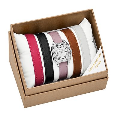 Folio Women's Interchangeable Strap Watch Set