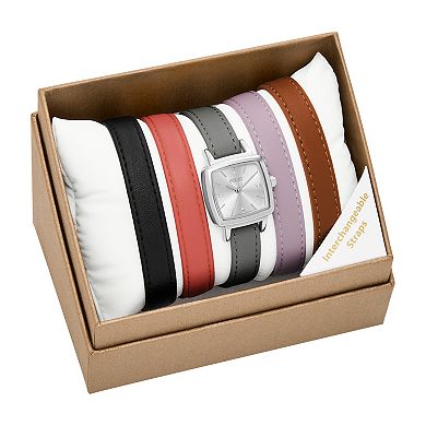Folio Women's Interchangeable Strap Watch Set