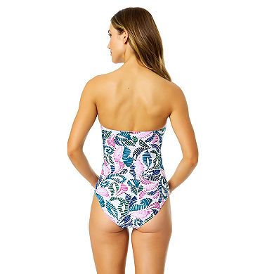 Women's Anne Cole Snap Front Bandeau One-Piece Swimsuit