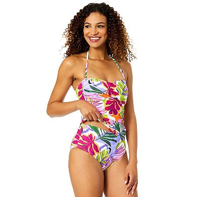 Women's Anne Cole Tropical Convertible Shirred Swim Bottoms