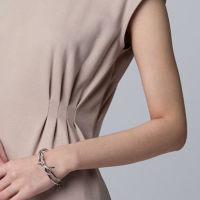 Women's Simply Vera Vera Wang Pleated Short Knit Dress