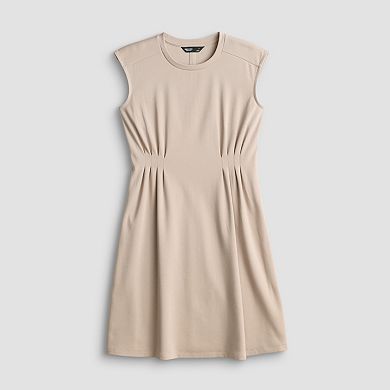 Women's Simply Vera Vera Wang Pleated Short Knit Dress