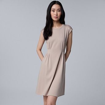 Women's Simply Vera Vera Wang Pleated Short Knit Dress