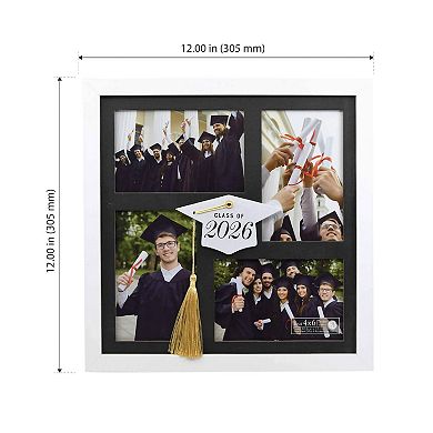 New View Gifts & Accessories Class of 2026 Collage Frame with Tassel