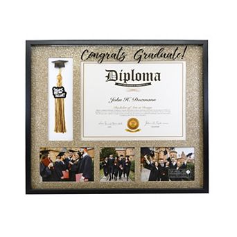 New View Gifts & Accessories Congrats Graduate Diploma Frame