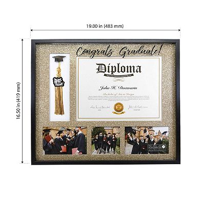 New View Gifts & Accessories Congrats Graduate Diploma Frame