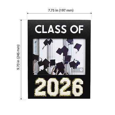New View Gifts & Accessories Class of 2026 Patch 5" x 7" Photo Frame