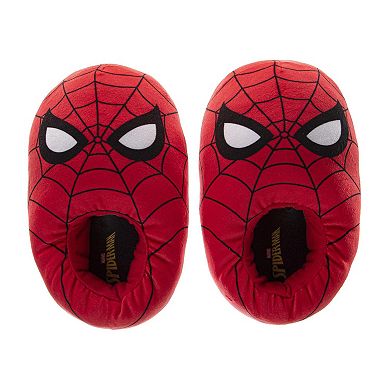 Marvel Spiderman Kids' Slippers Cozy, Plush, and Fun House Footwear