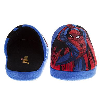Marvel Spiderman Kids' Slippers Cozy, Plush, and Fun House Footwear (Little Kid / Big Kid)