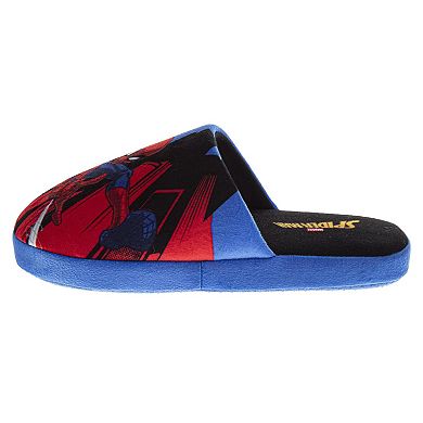Marvel Spiderman Kids' Slippers Cozy, Plush, and Fun House Footwear (Little Kid / Big Kid)