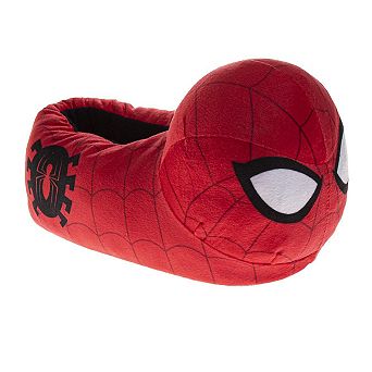 Marvel Spiderman Kids' Slippers Cozy, Plush, and Fun House Footwear (Little Kid / Big Kid)