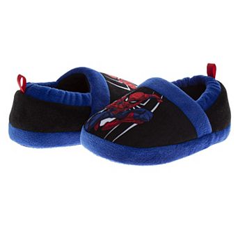 Marvel Spiderman Kids' Slippers Cozy, Plush, and Fun House Footwear (Toddler / Little Kid)