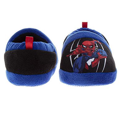 Marvel Spiderman Kids' Slippers Cozy, Plush, and Fun House Footwear