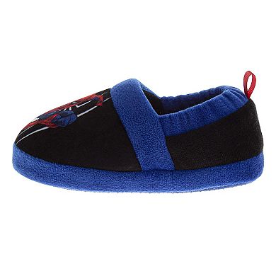 Marvel Spiderman Kids' Slippers Cozy, Plush, and Fun House Footwear