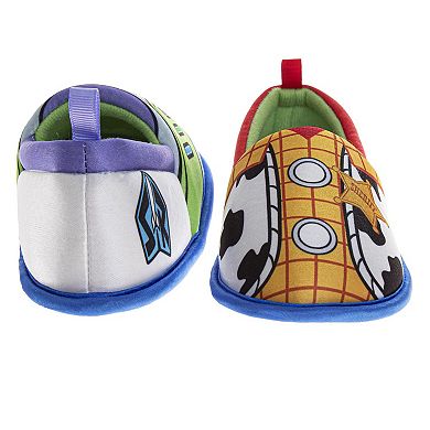 Disney Toy Story Woody & Buzz Boys' Slippers House Shoes (Toddler / Little Kid)