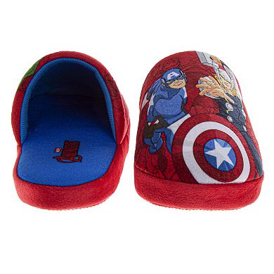 Marvel Avengers Kids' Slippers Cozy, Plush, and Fun House Footwear (Little Kid / Big Kid)