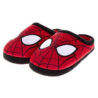 Marvel Spiderman Kids' Slippers Cozy, Plush, and Fun House Footwear (Little Kid / Big Kid)