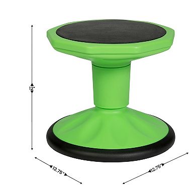 Flash Furniture Commercial 12" Fixed Height Collaborative Wobble Stool