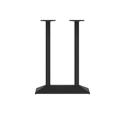 Flash Furniture Commercial All Weather Double Table Base for up to 30" x 48" Tabletops