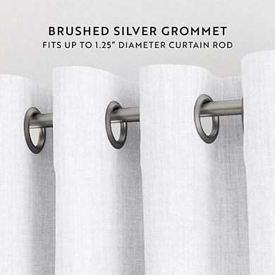 2 Pack Black Out Grommet Curtains