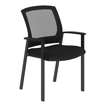 Flash Furniture Commercial Stackable Side Chair with Steel Frame and Armrests