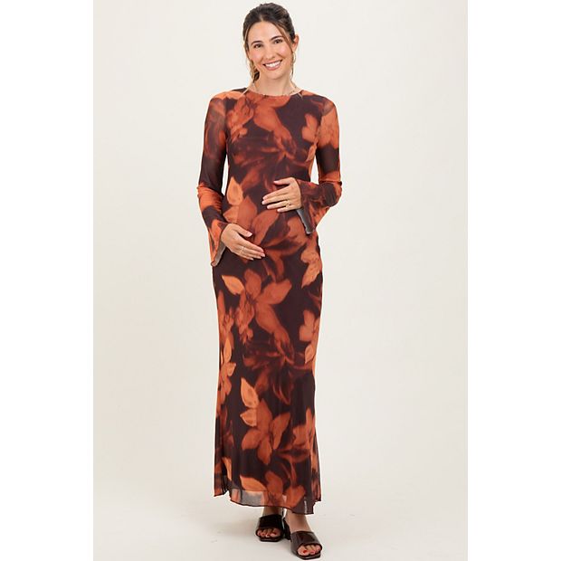 brown sugar and italian dressing chicken Intimates Soft Mesh Mini Slip Dress in Mocha main image 0