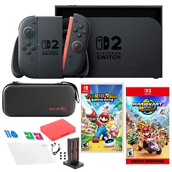 Nintendo Switch 2 MarioKart with Rabbids & Accessories Kit