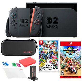 Nintendo Switch 2 MarioKart with Smash Bros & Accessories Kit