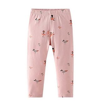 Autumn Arrival Baby Kids Girls Cartoon Ballerina Cute Pants