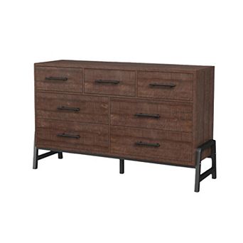 7 Dresser for Bedroom, Freestanding 52 in Wide Drawer Dresser with Storage