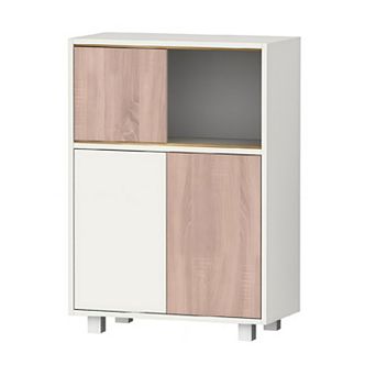 Kitchen Buffet Sideboard Cabinet with Storage, Wooden Bathroom Storage Cabinet