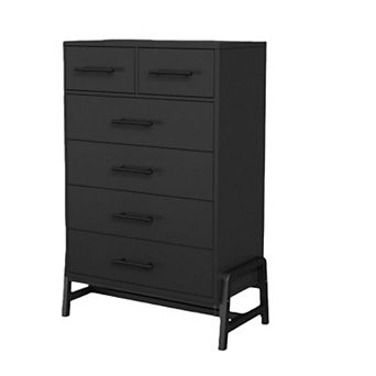6 Dresser for Bedroom, Freestanding Drawer Dresser with Storage, Wooden Closet Storage Chest