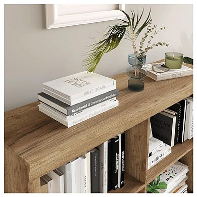 6 Cube Storage Organizer, 3 Tiers Display Shelf, Cubby Bookshelf, Modern Bookcase