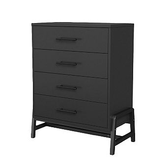 4 Dresser for Bedroom, Dresser, Tall Drawer with Storage Freestanding, Wooden Closet Storage Chest