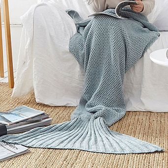 Cheer Collection Children's Mermaid Blankets - Assorted Colors