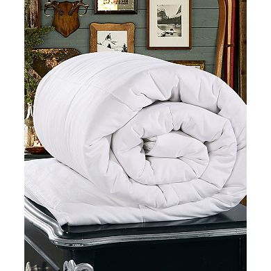 Cheer Collection Luxury Silk Comforter, 50%, Silk 50% Down Alternative, All-Season & Hypoallergenic