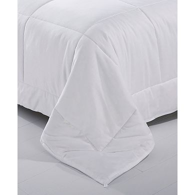 Cheer Collection Luxury Silk Comforter, 50%, Silk 50% Down Alternative, All-Season & Hypoallergenic