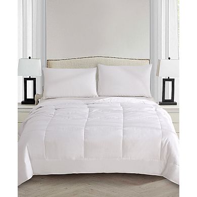 Cheer Collection Luxury Silk Comforter, 50%, Silk 50% Down Alternative, All-Season & Hypoallergenic