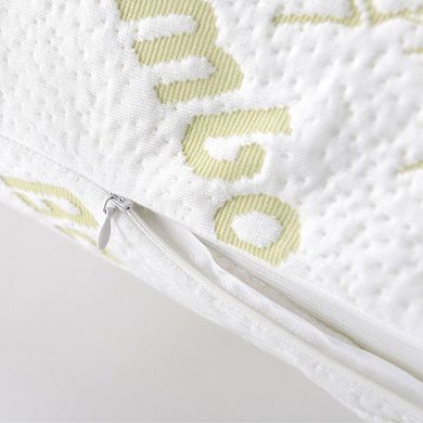 Cheer Collection Shredded Memory Foam Pillow with Washable Cover