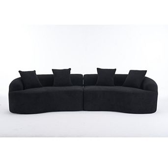 Whisen 110" Modular Sectional Sofa with Full Compression