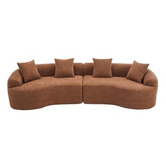 Whisen 110" Modular Sectional Sofa with Full Compression