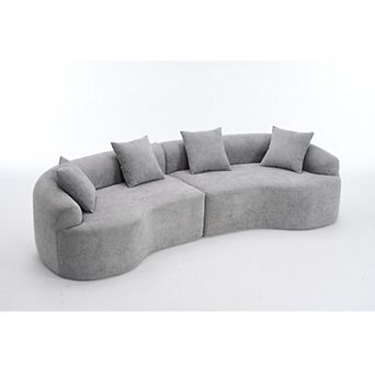 Whisen 110" Modular Sectional Sofa with Full Compression