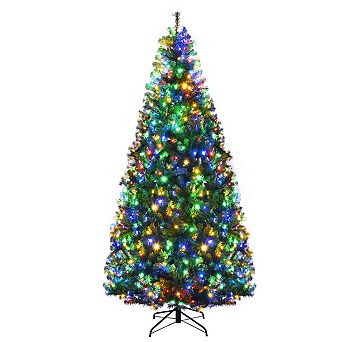 7FT Premium Hinged Artificial Christmas Tree with Lush Branches